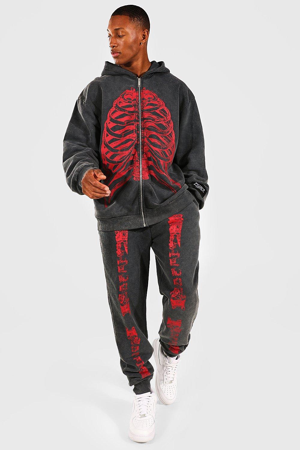 skeleton tracksuit bottoms