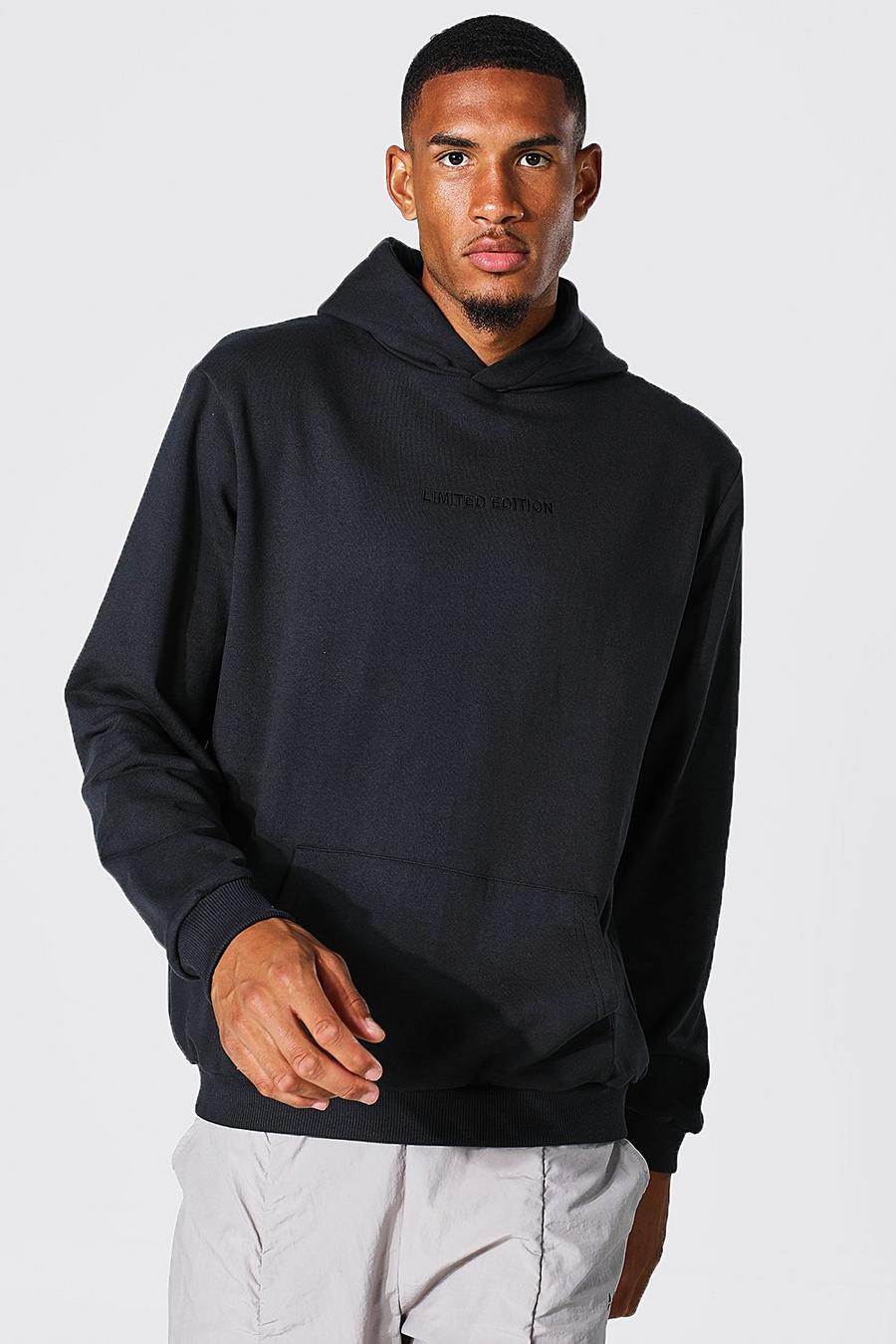 Charcoal Tall Heavyweight Loopback Hoodie image number 1