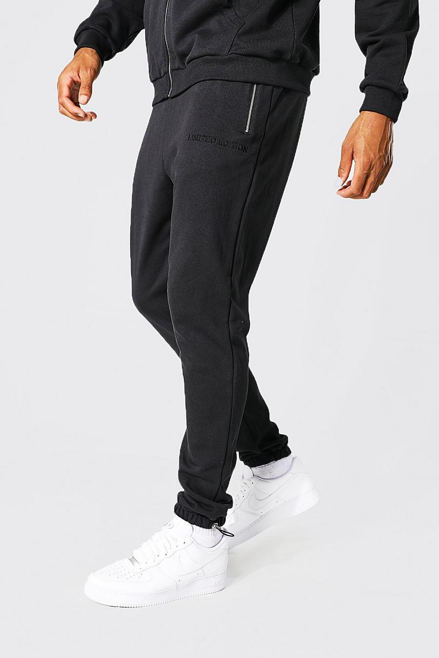 Charcoal Tall Heavyweight Loopback Tapered Jogger image number 1