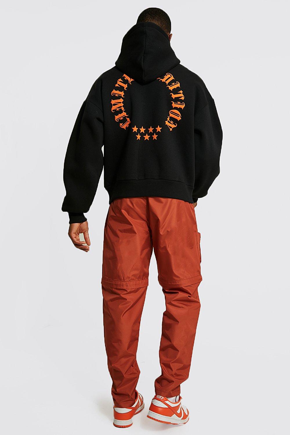 Oversized Ofcl Man Puff Print Hoodie | boohoo USA
