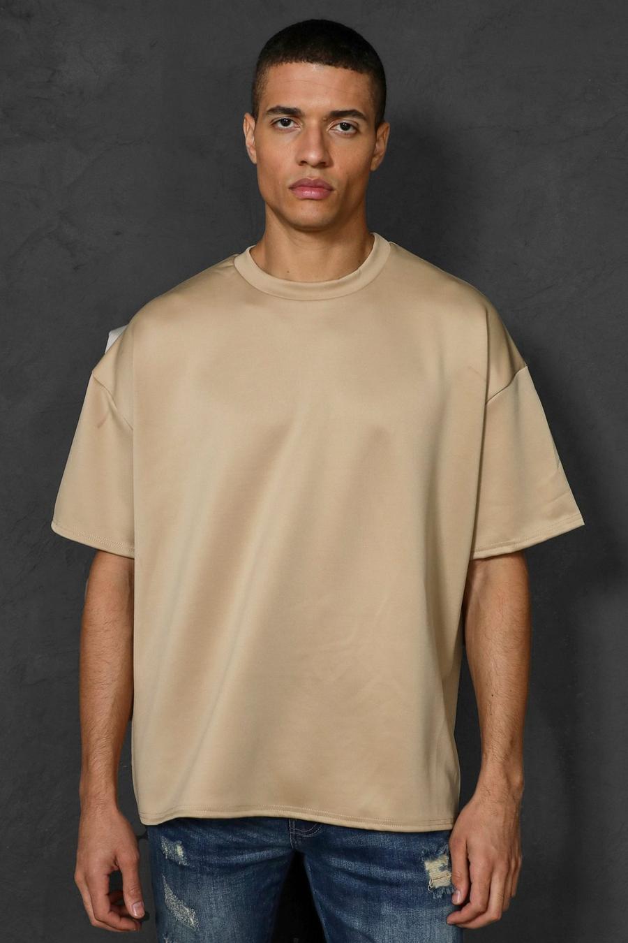 Oversize Scuba T-Shirt, Sand image number 1
