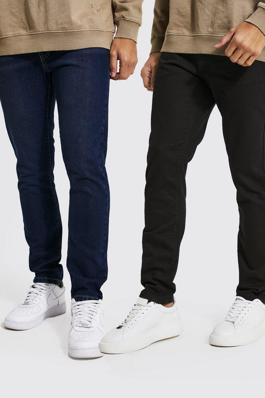 2er-Pack Slim Jeans mit Baumwolle, Multi image number 1