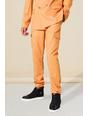 Orange Tall Skinny Cargo Suit Trousers