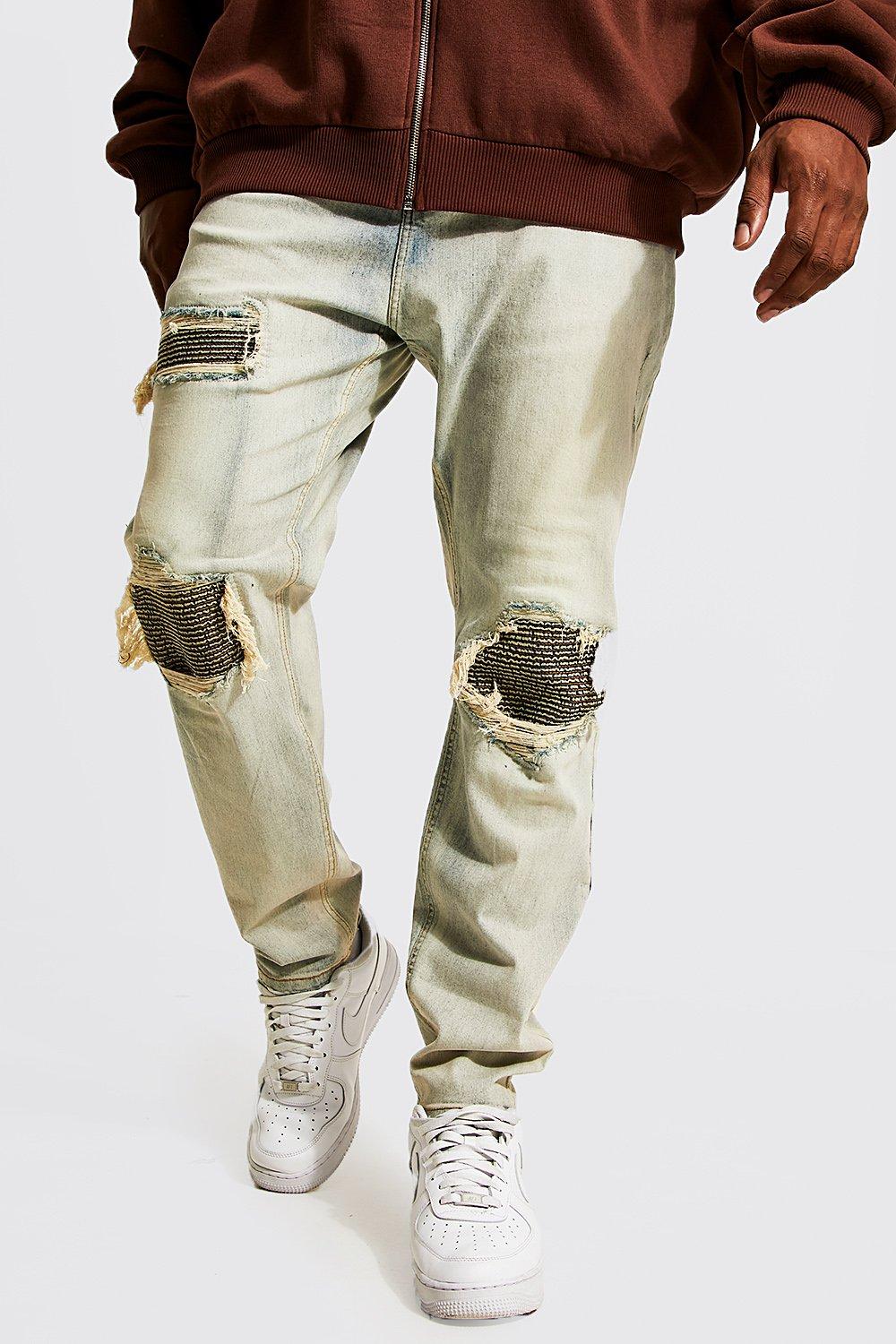 boohoo mens biker jeans