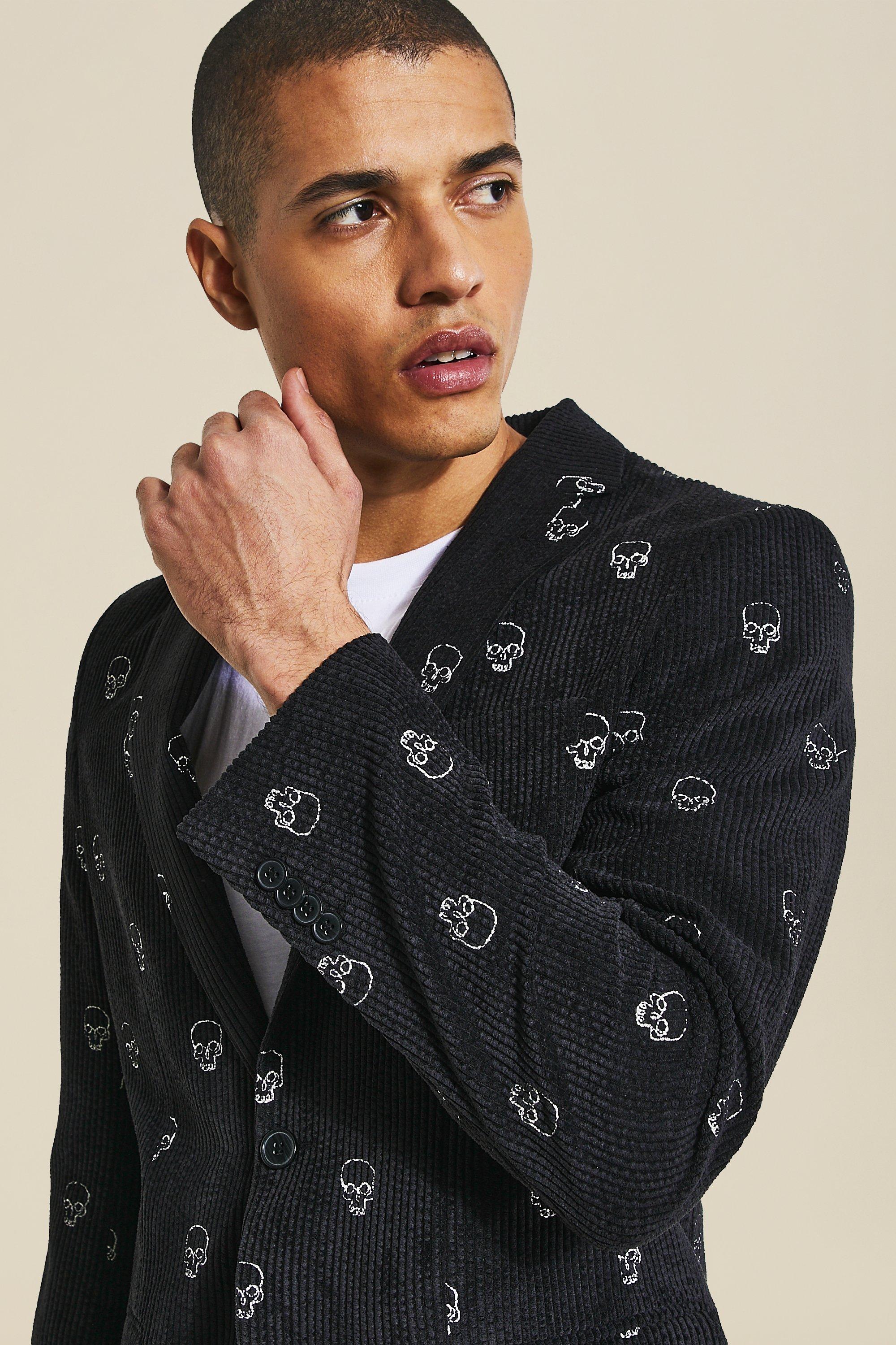 blazers for men with skulls