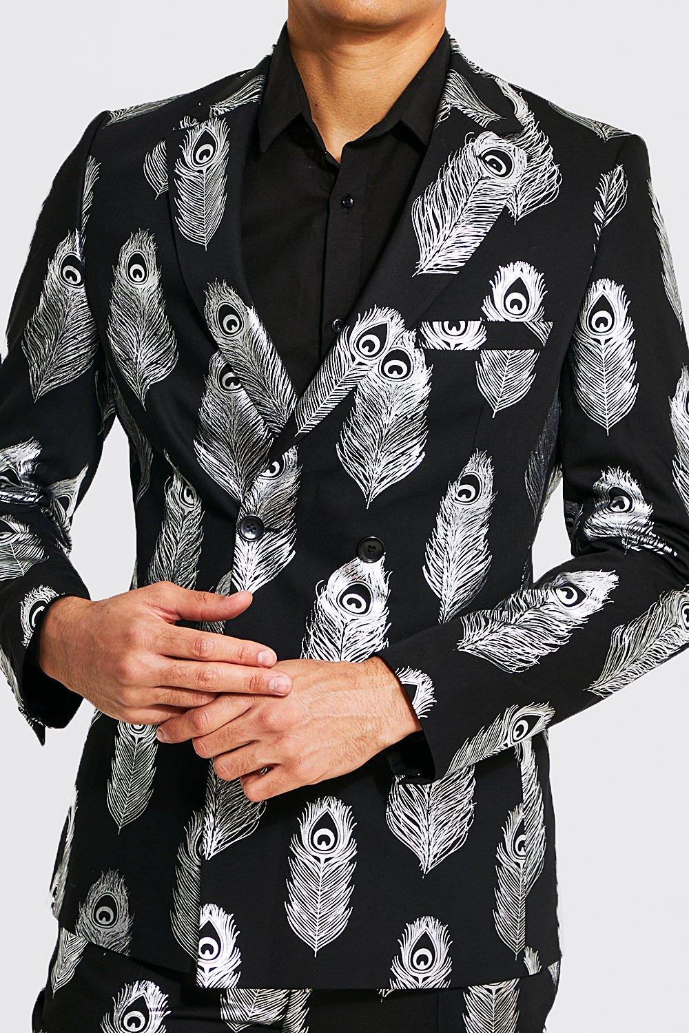 Peacock shop suit jacket