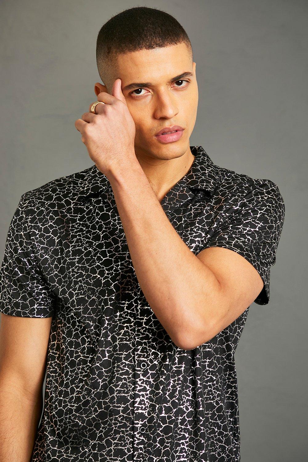 Camicia argento uomo new arrivals
