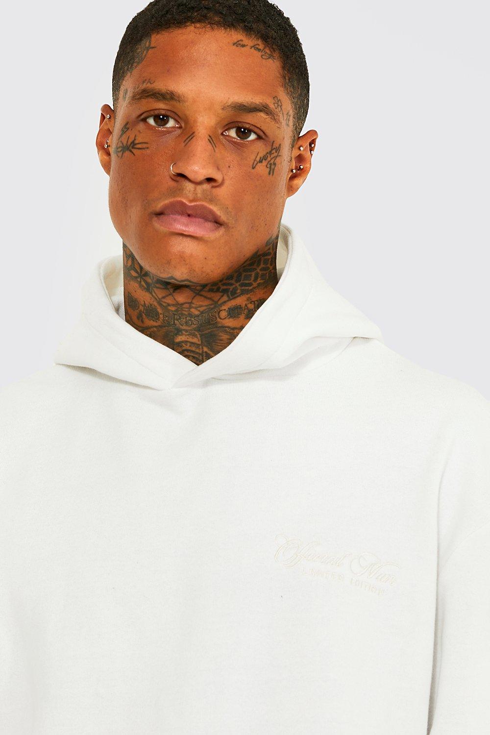 White ruched hoodie sale