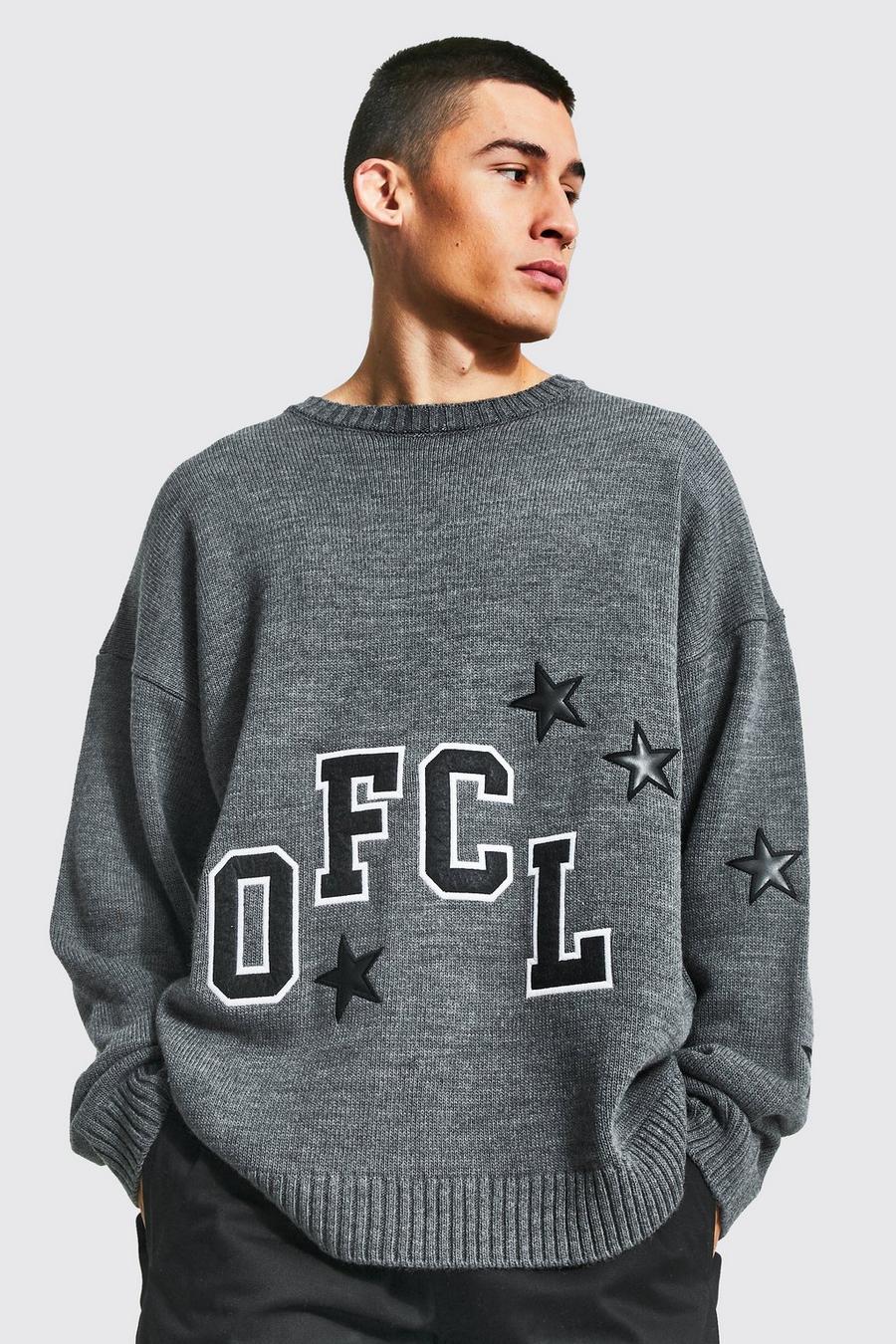 Oversize Official Pullover, Charcoal image number 1
