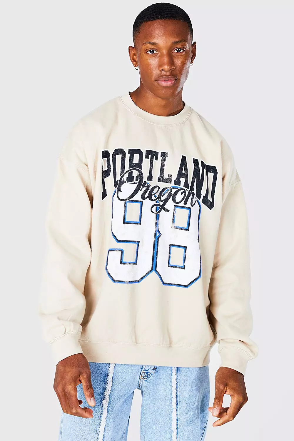 Varsity sweatshirt mens hotsell