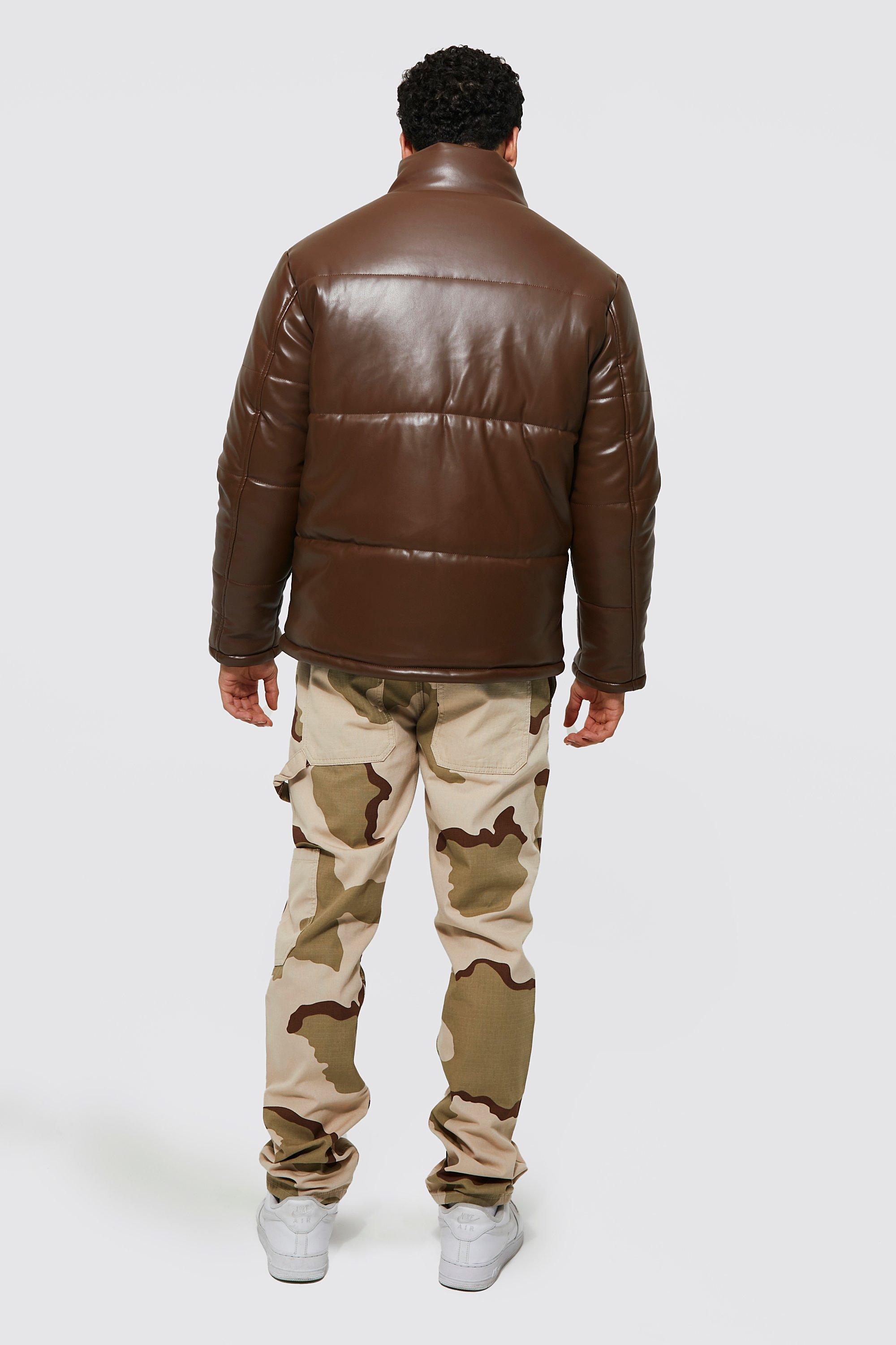 Leather Look Puffer