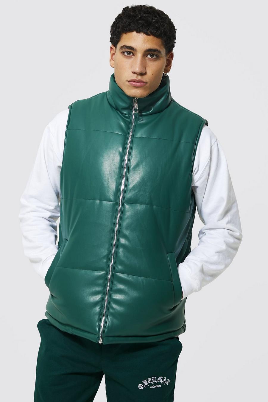 Forest Leather Look Gilet image number 1