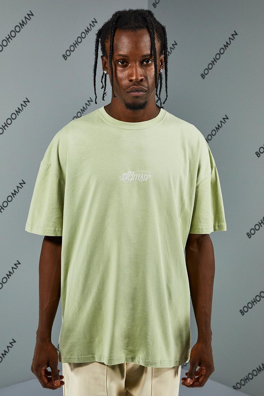 Sage Oversized Statue Graphic T-shirt image number 1