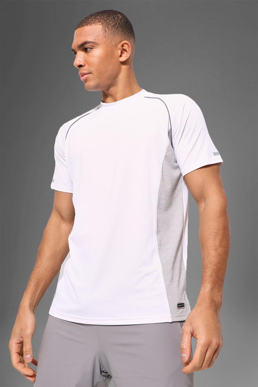 White Man Active Gym Lightweight T-Shirt image number 1