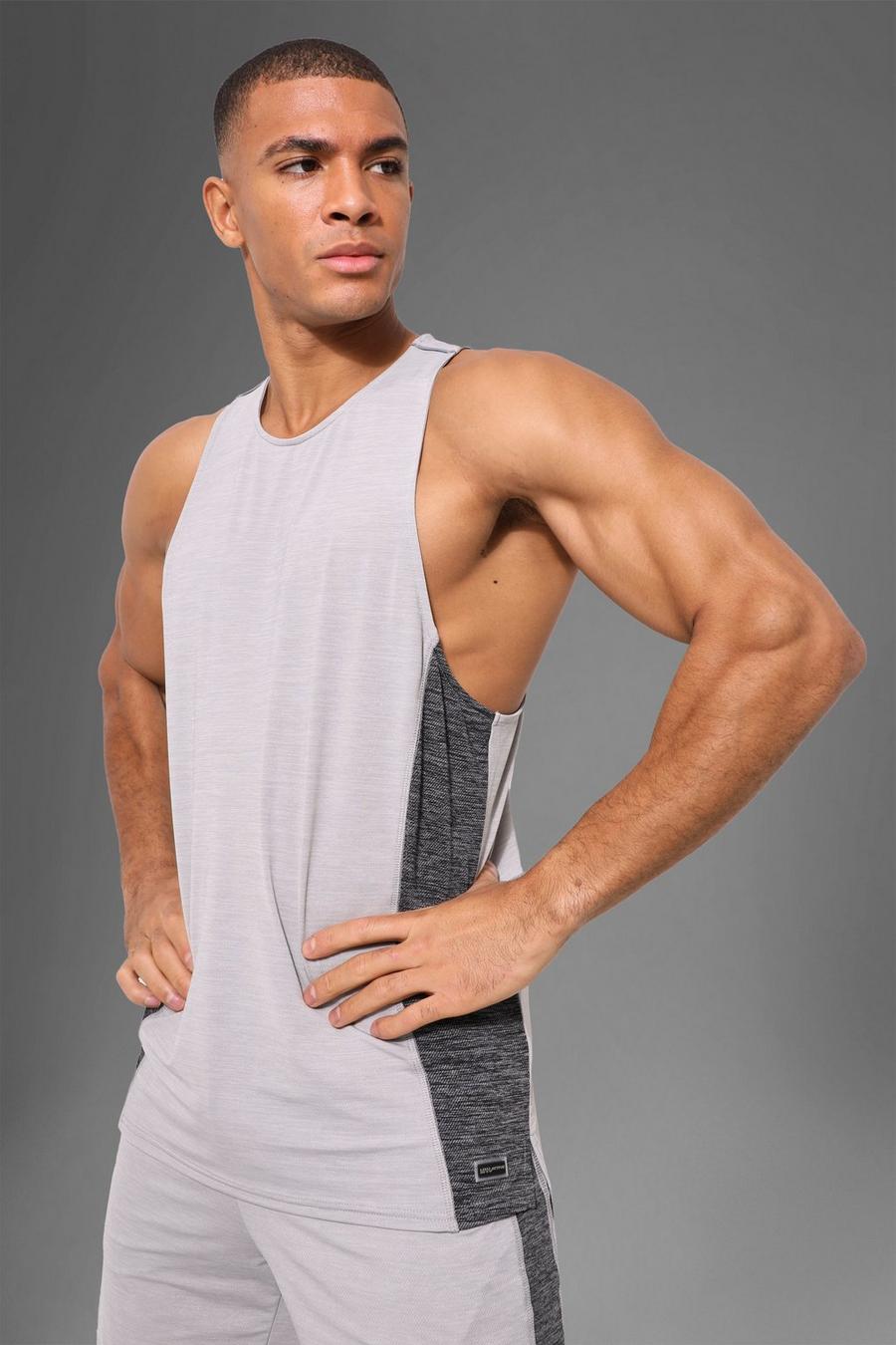 Grey Man Active Gym Lightweight Performance Vest image number 1