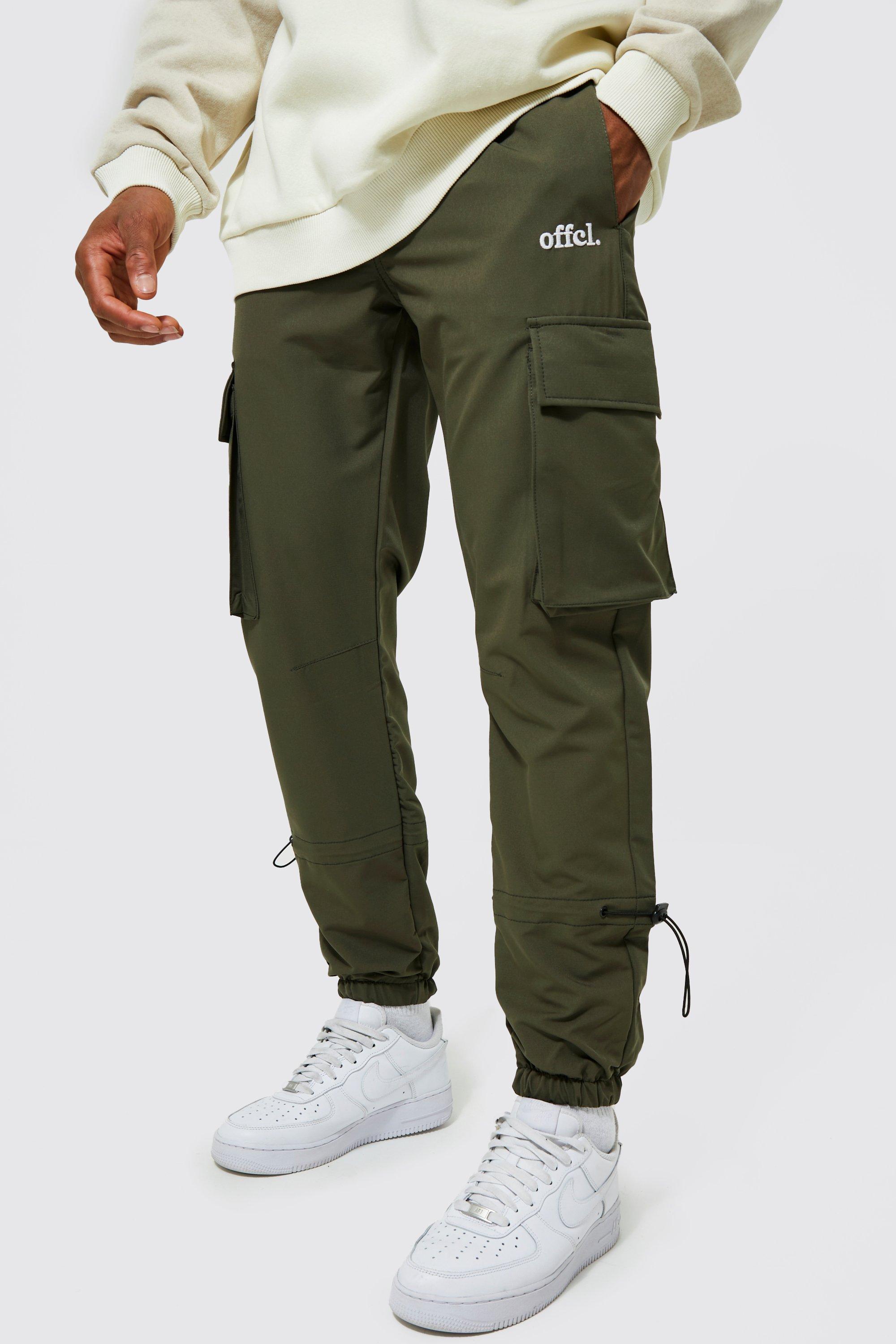 crinkle cargo pants