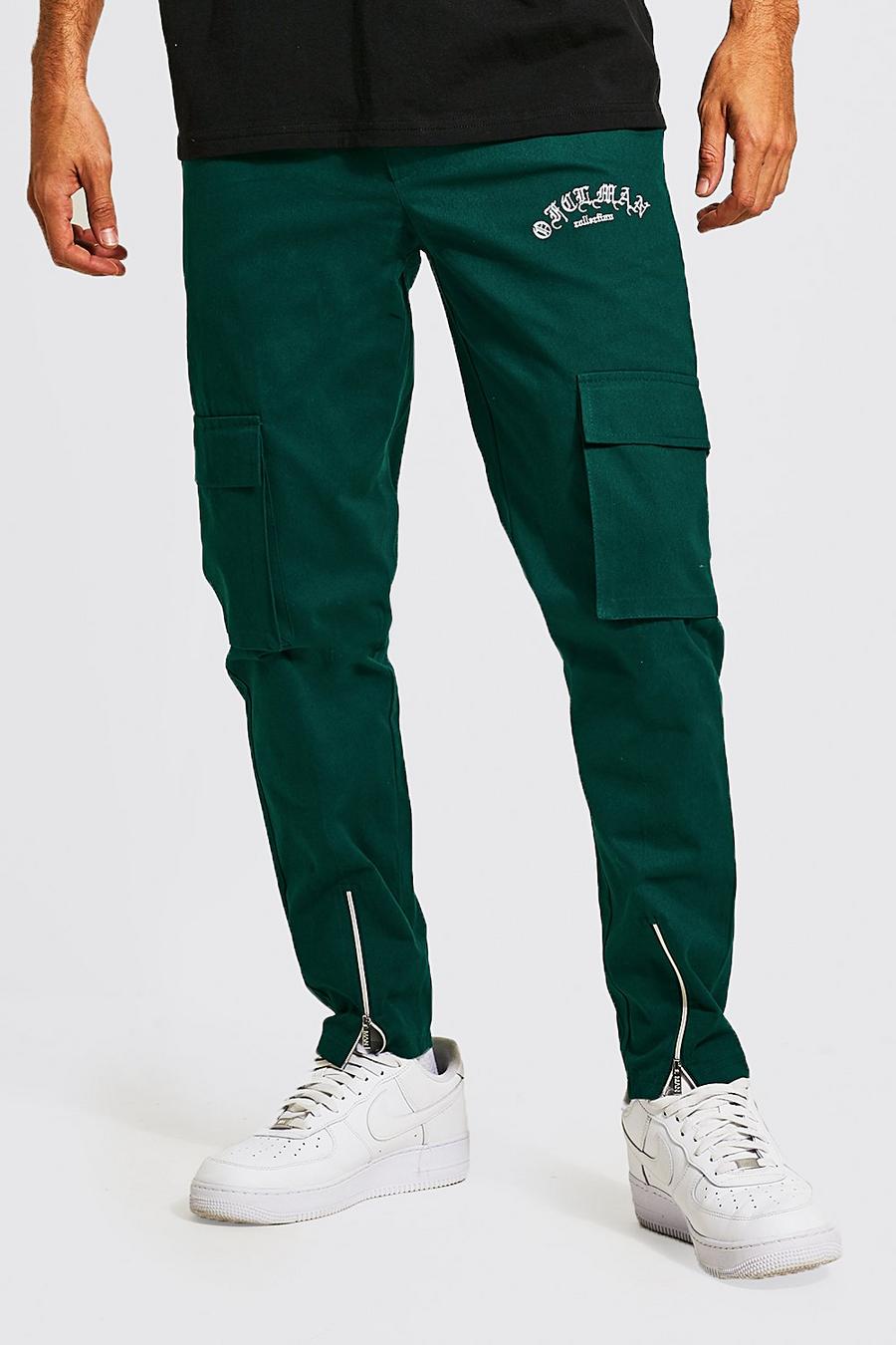 Forest Relaxed Fit Cargo Trouser With Back Print image number 1