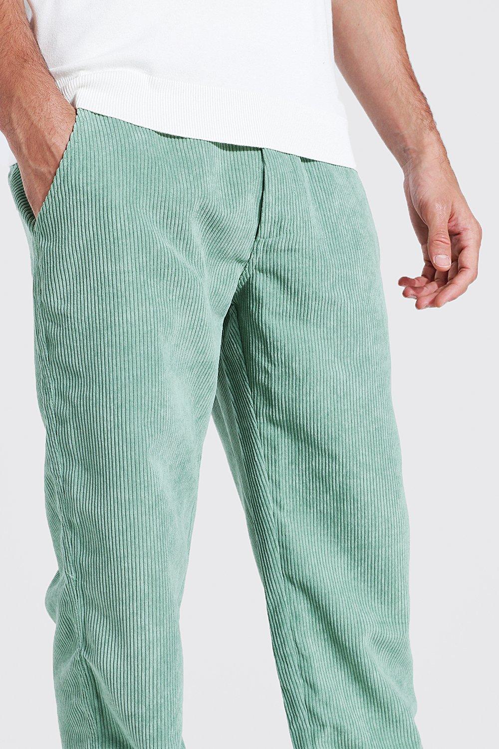 Sage Green Corduroy Trousers