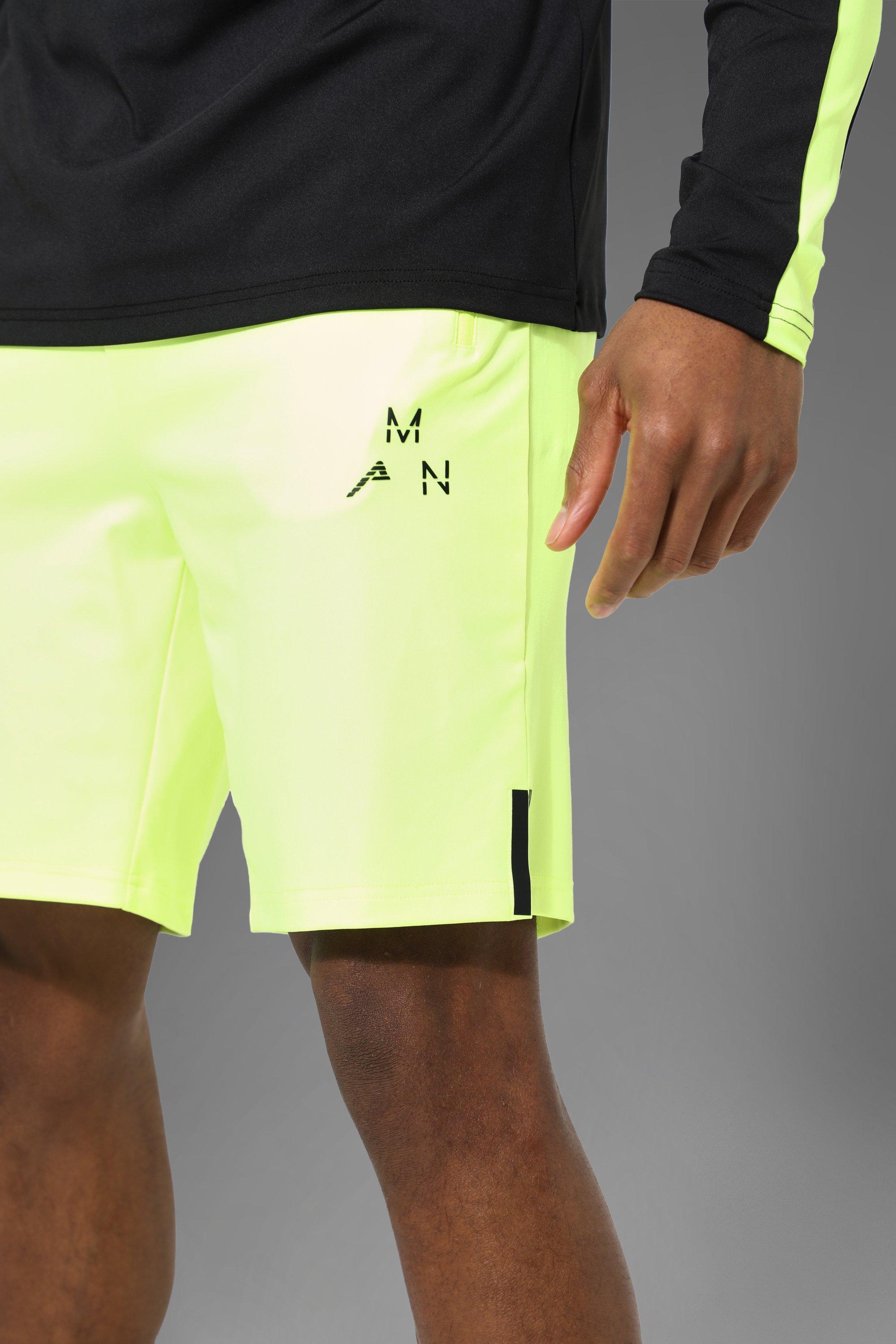 neon gym shorts