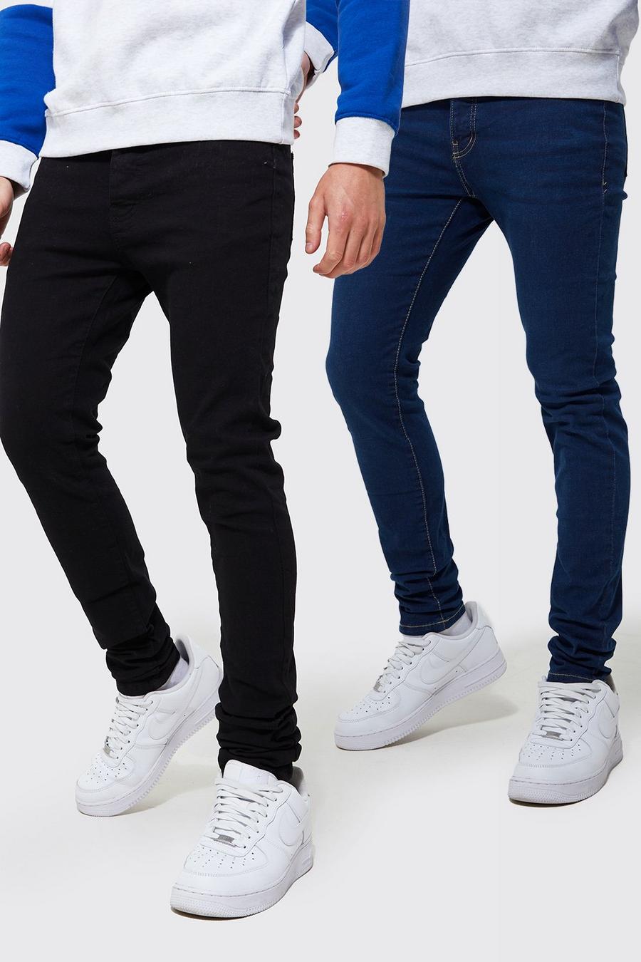 מולטי multicolor מארז 2 מכנסי סקיני ג'ינס
