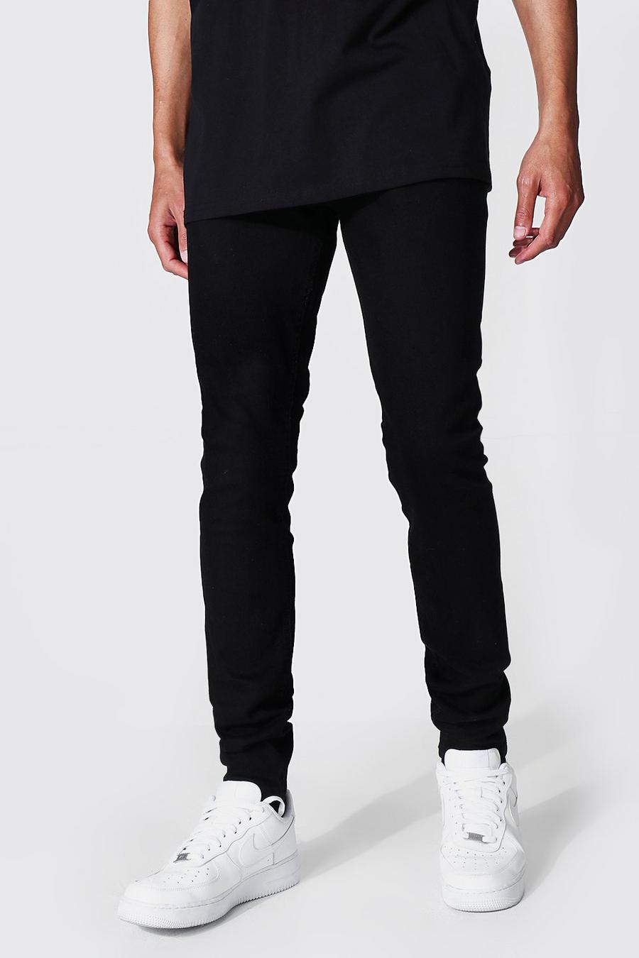 Tall - Jean stretch coupe skinny, True black image number 1