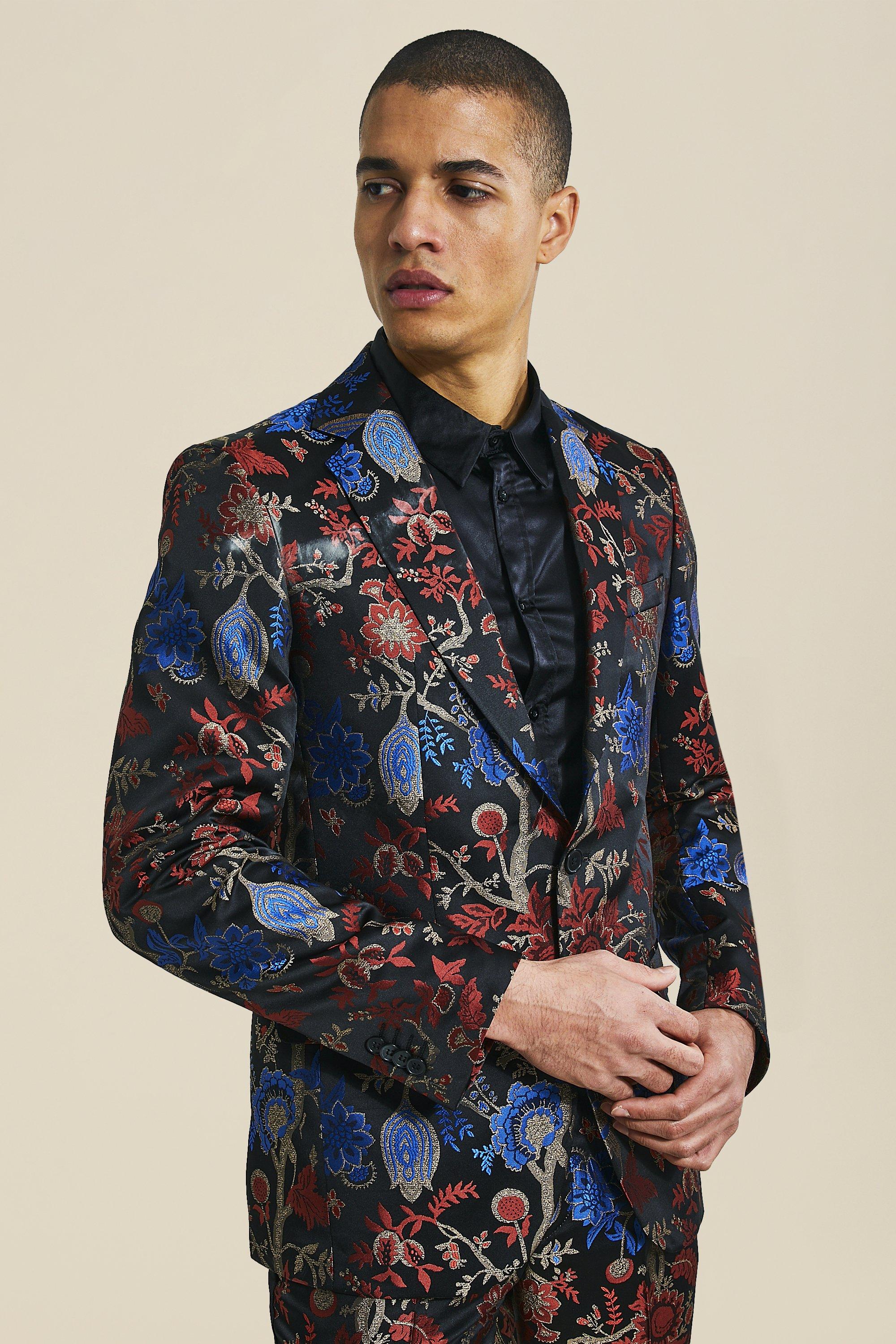 men's floral coats & jackets