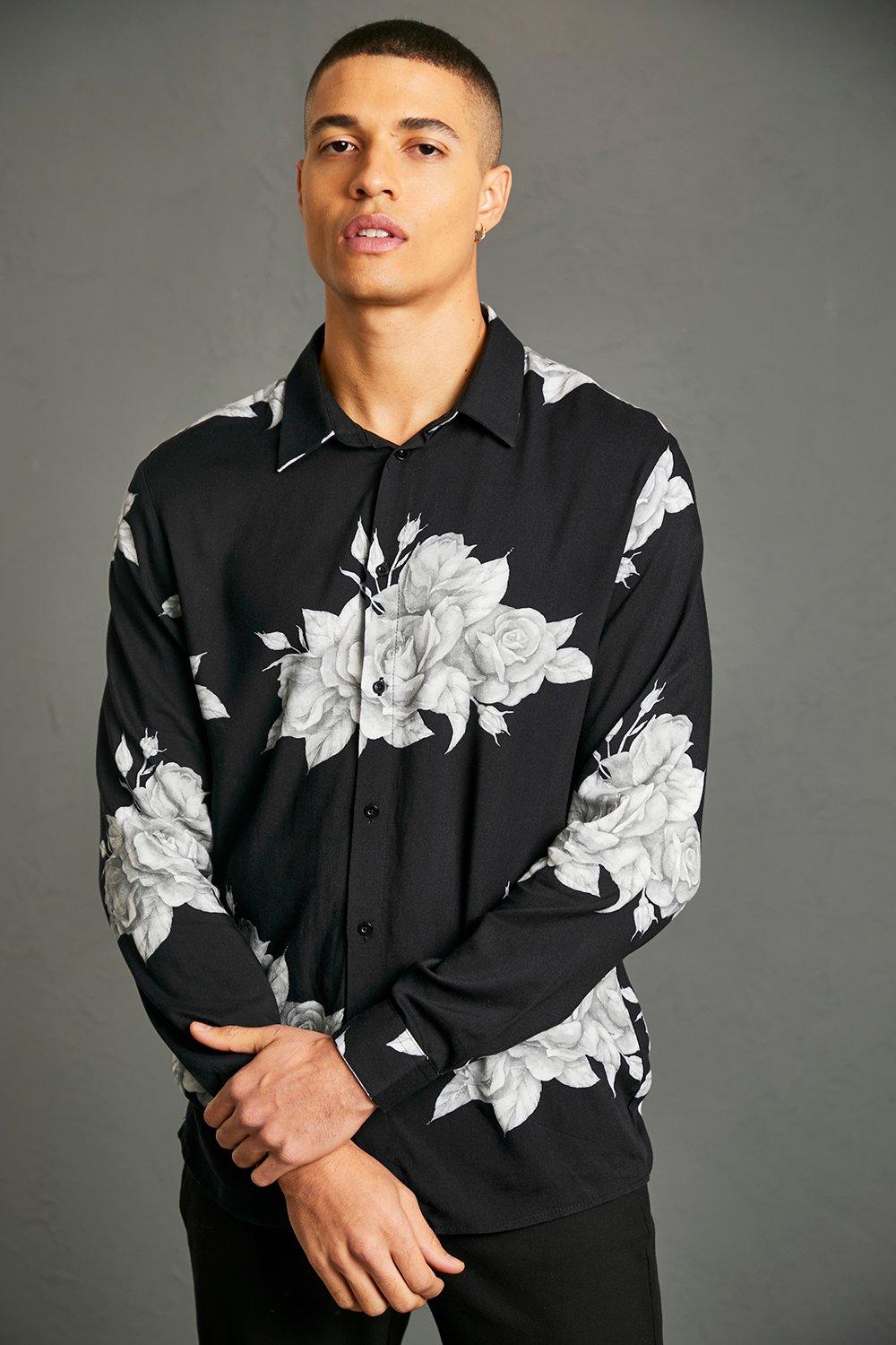 boohoo floral shirt