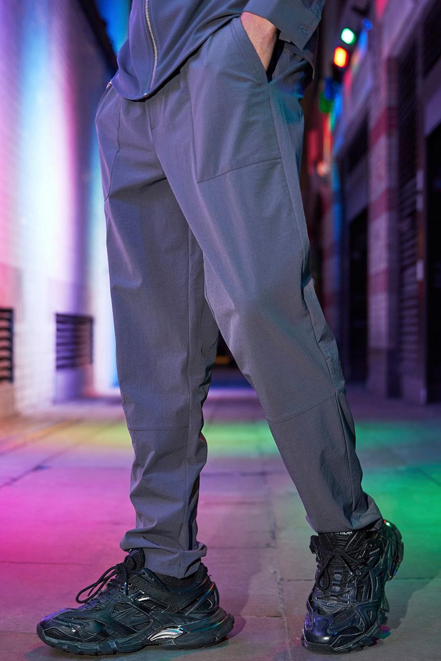 Dark grey Ofcl Technical Stretch Panelled Trouser image number 1