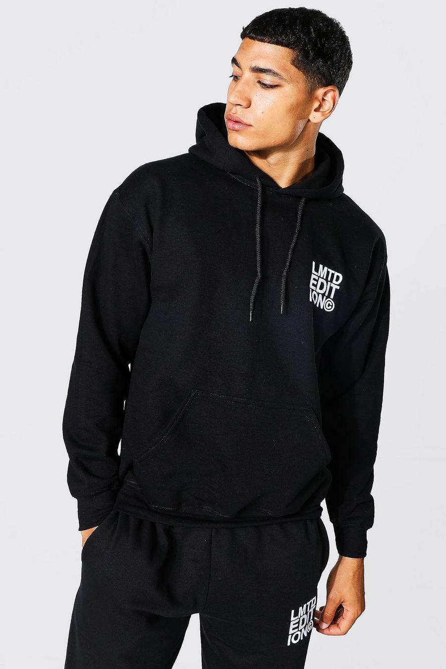 Men's Limited Edition Embroidered Hoodie | Boohoo UK