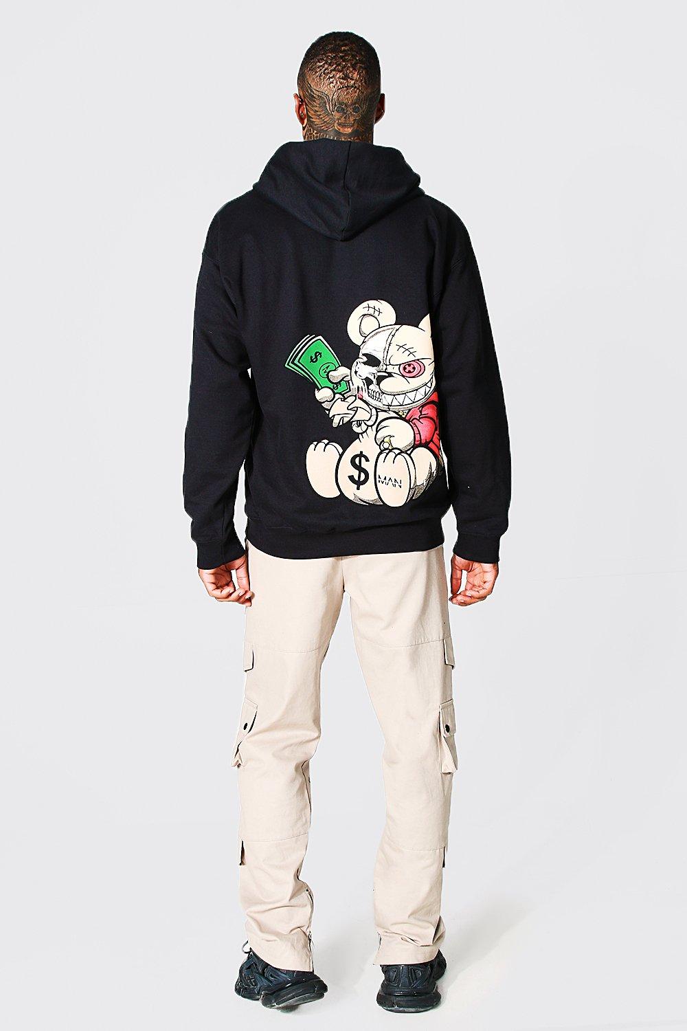 Oversized Ofcl Man Evil Teddy Hoodie