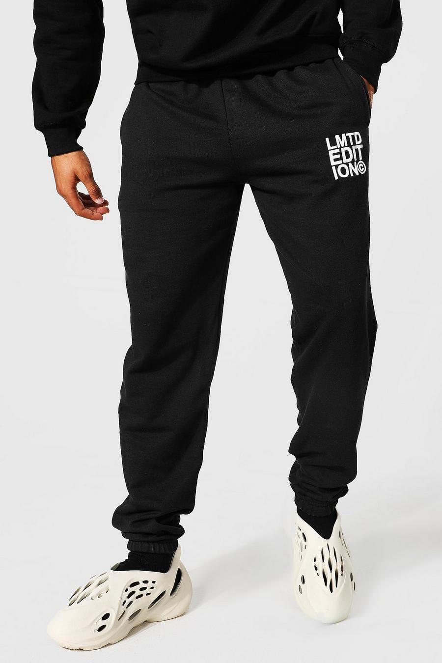 Black Limited Edition Embroidered Jogger image number 1