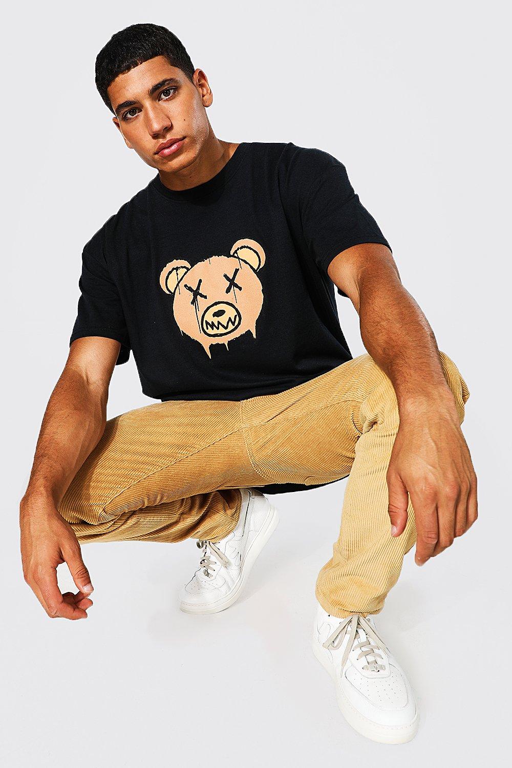 Tシャツ・カットソー +AMBLER+ Cat biting Little bear sweatshirt black AMM1208 Amazon.com: Cute Black Cat for Women T-Shirt : Clothing