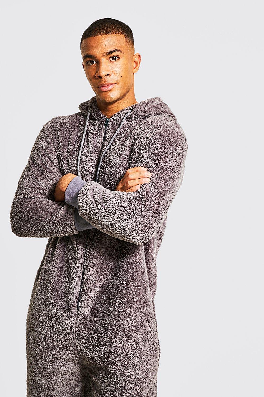 Mens grey online onesie