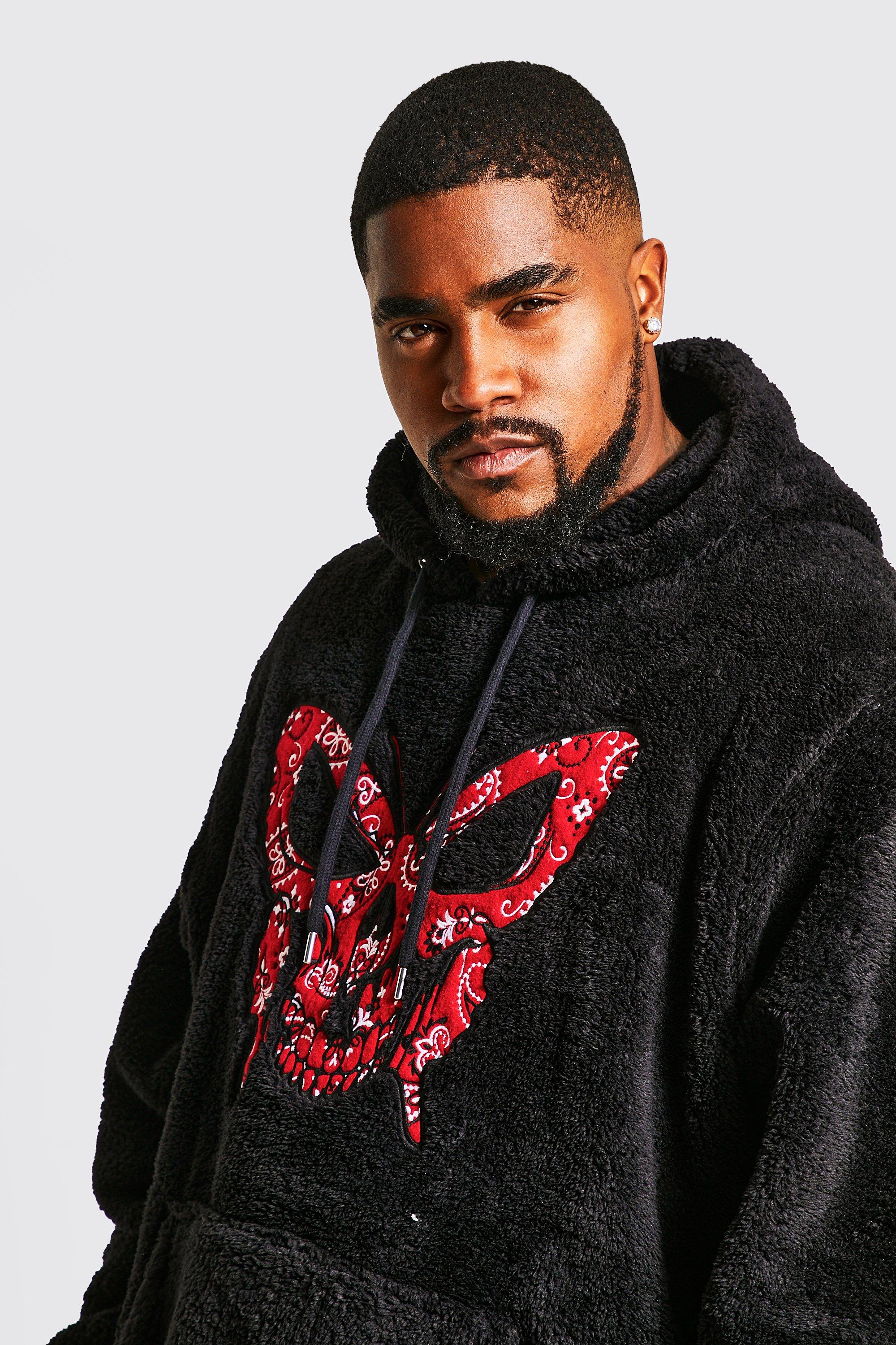 Men's urban deals patches hoodie