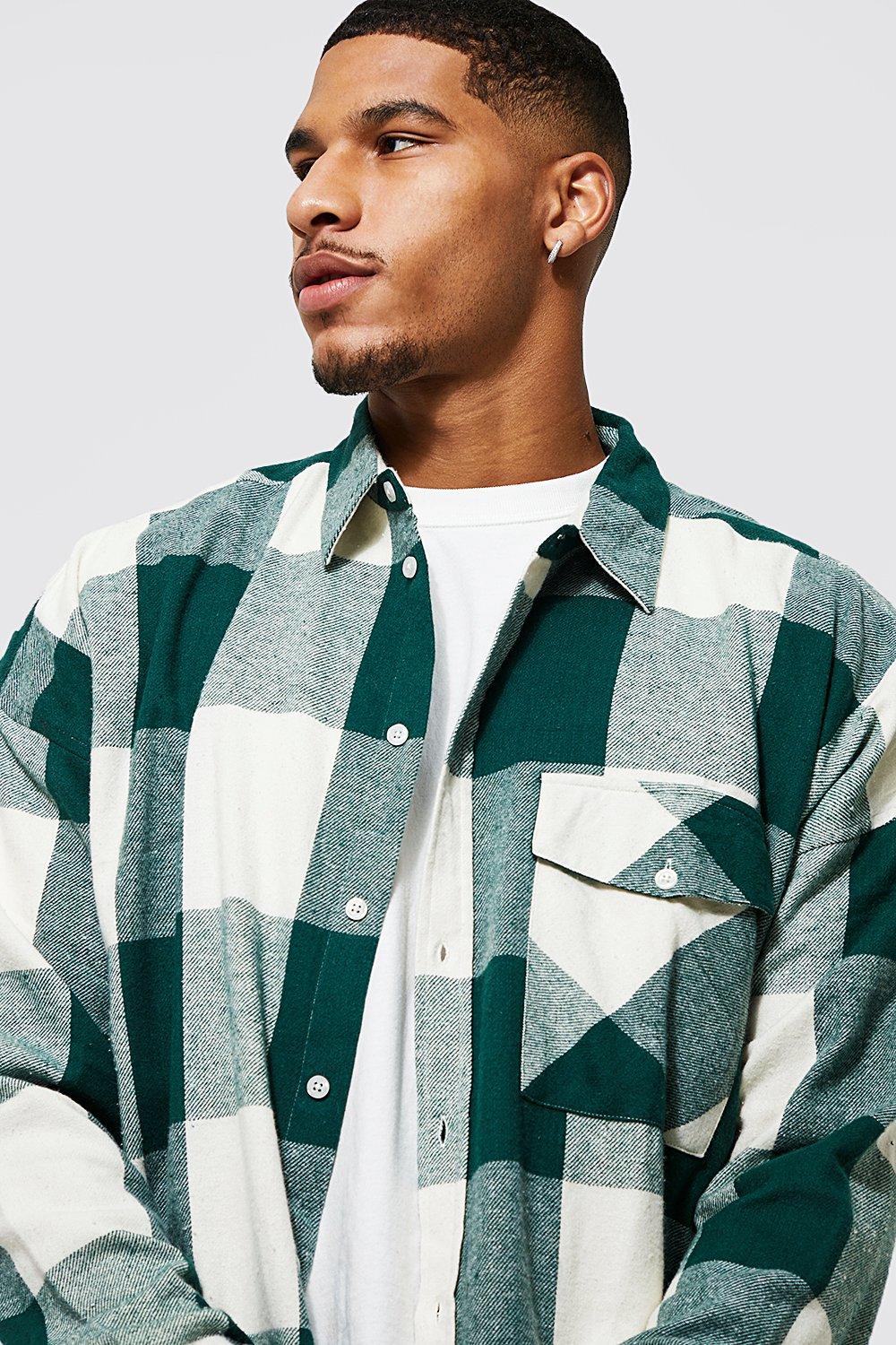 mens buffalo check shirt