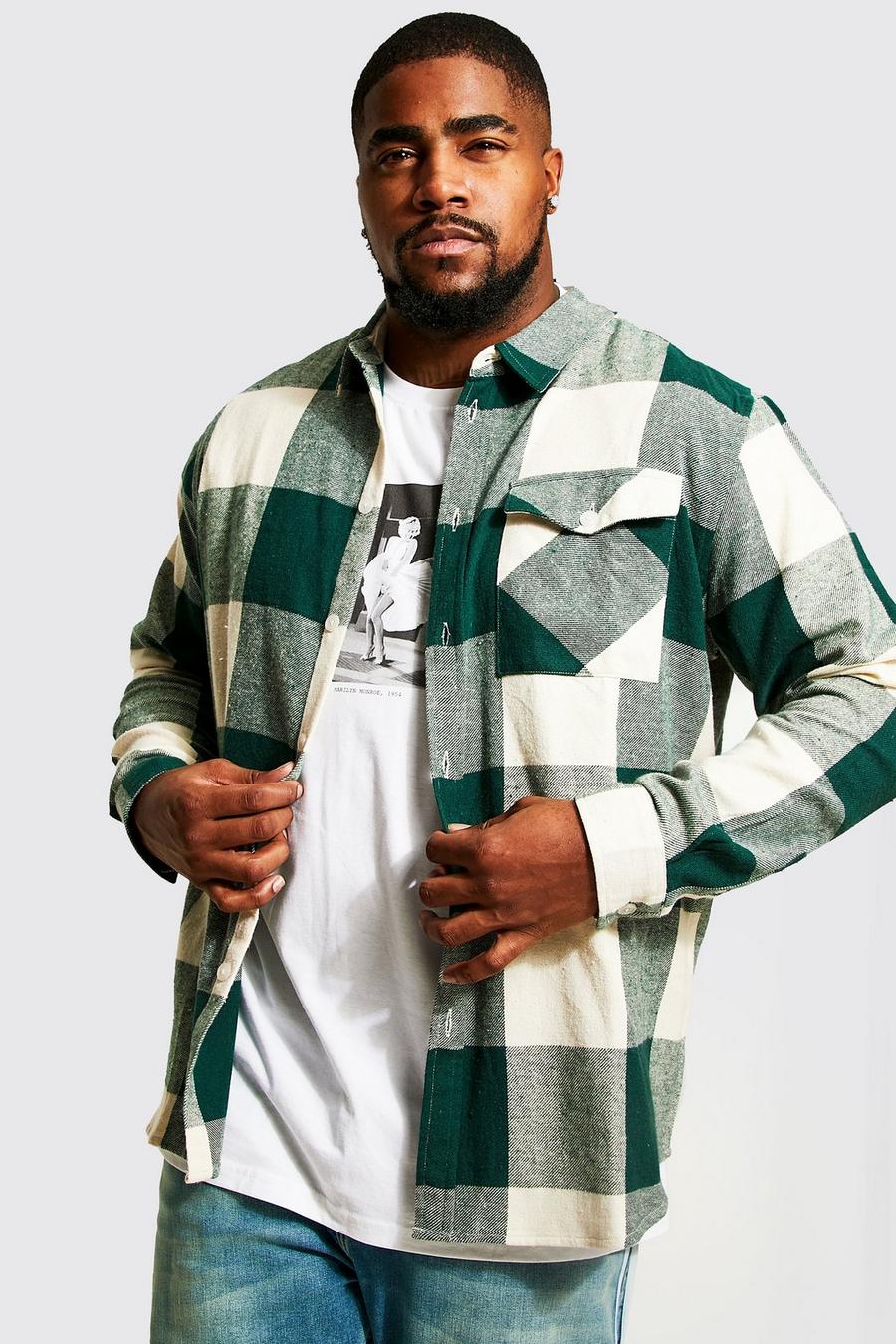 Forest Plus Regular Fit Buffalo Check Shirt image number 1