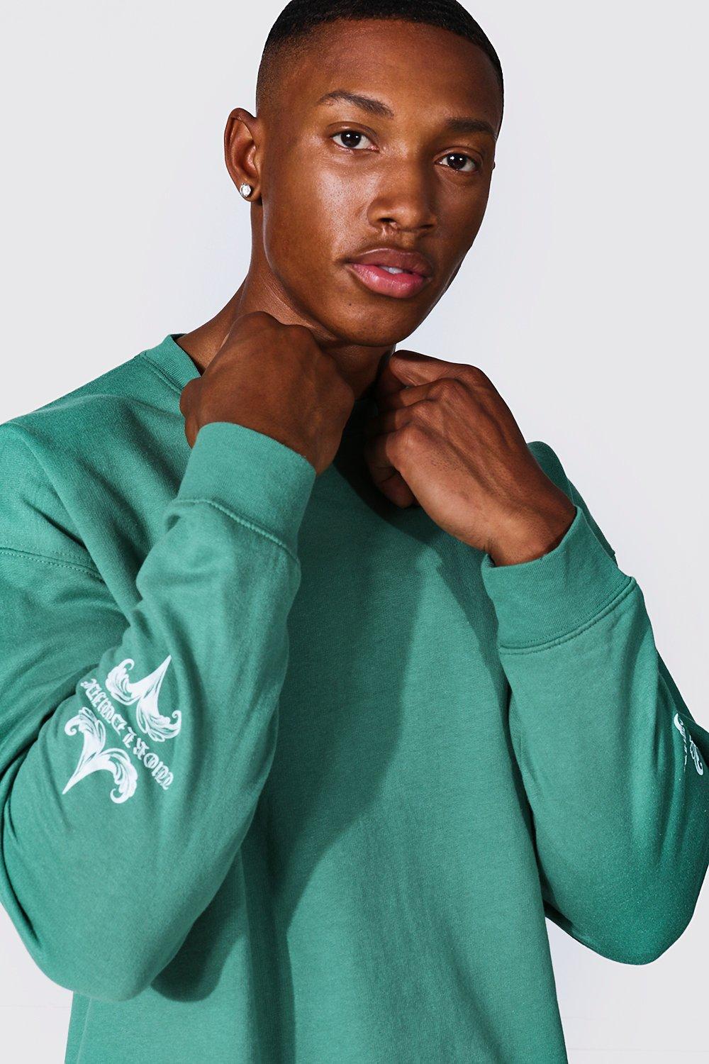 Forest print sweatshirt clearance