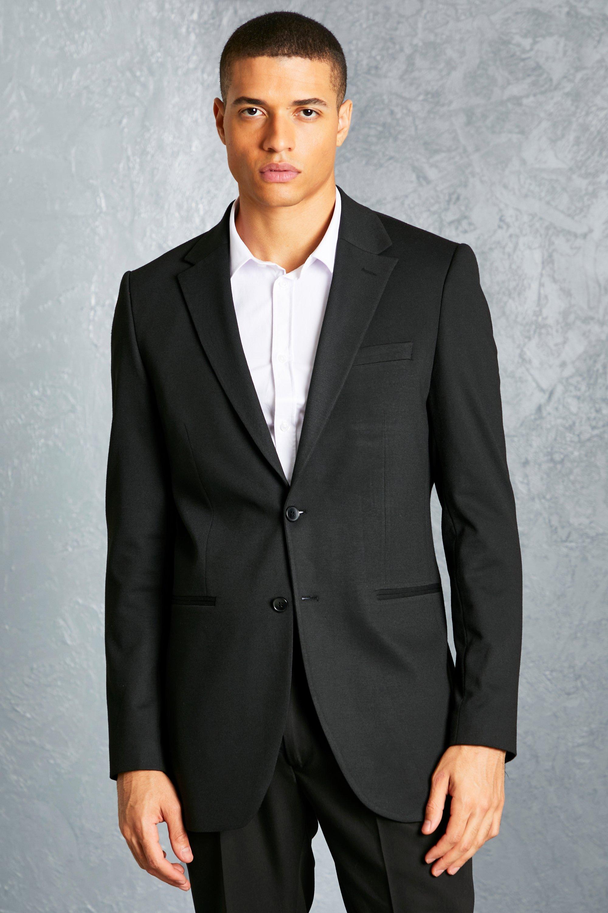 longline suit jacket mens