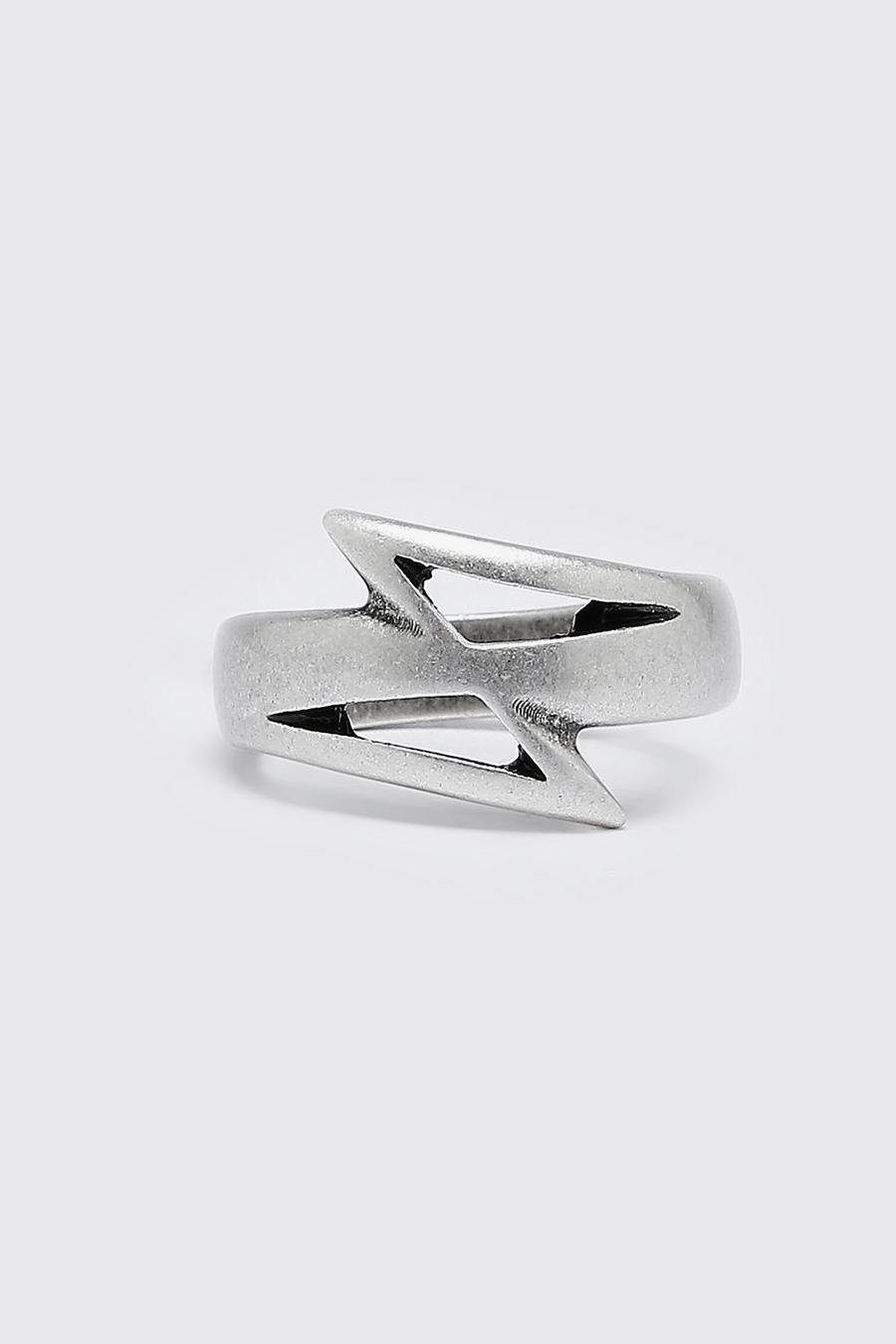 Silver Bliksem Ring image number 1