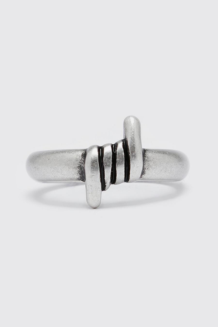 Silver Prikkeldraad Ring image number 1