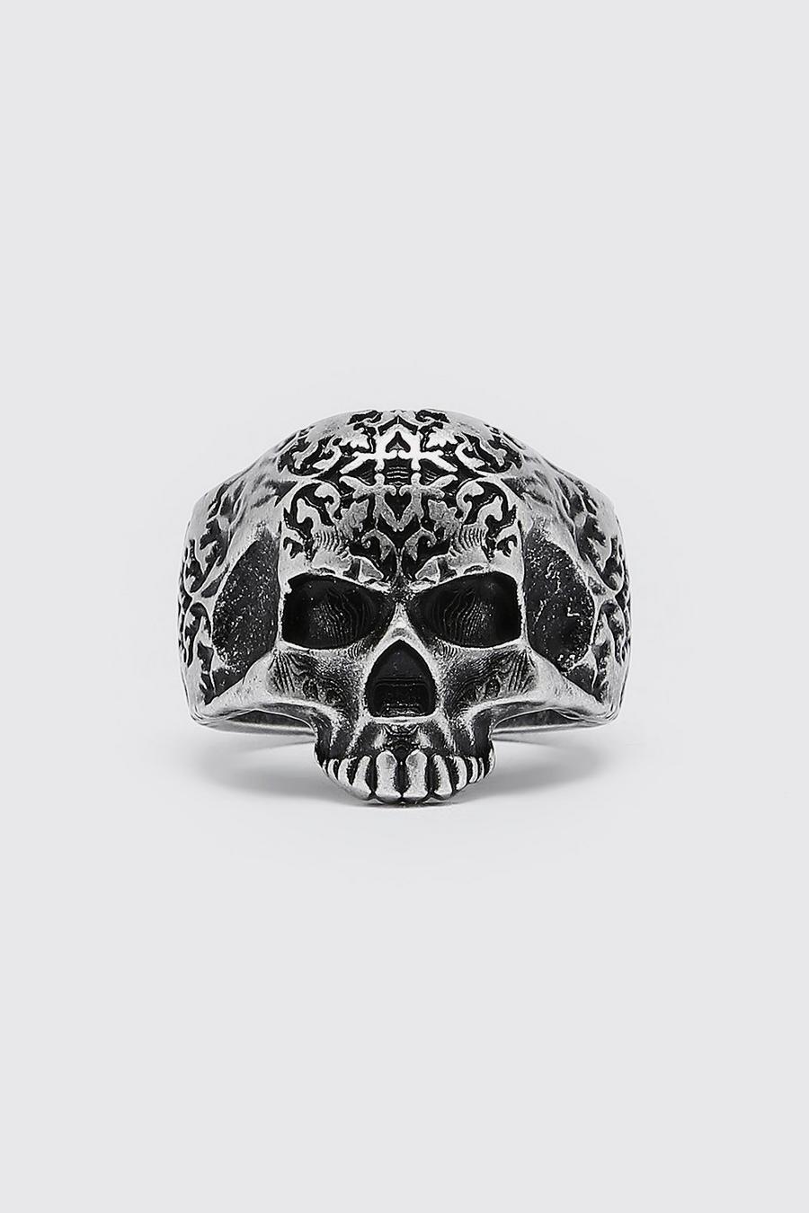 Silver Skull Ring image number 1