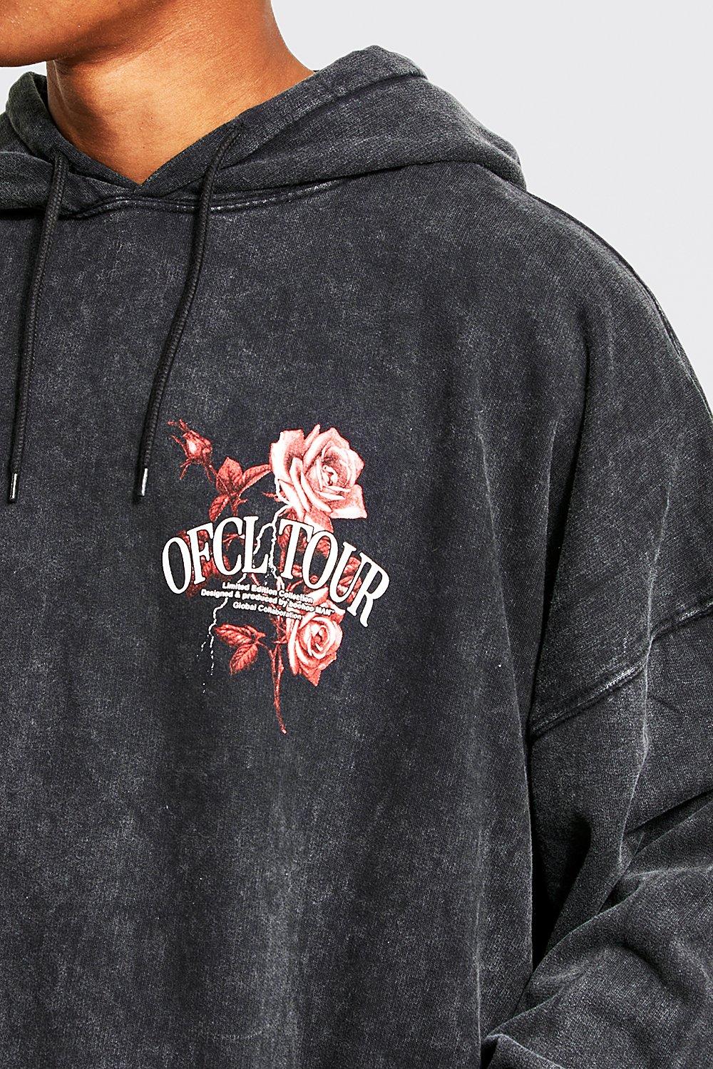 Obey acid hotsell wash hoodie