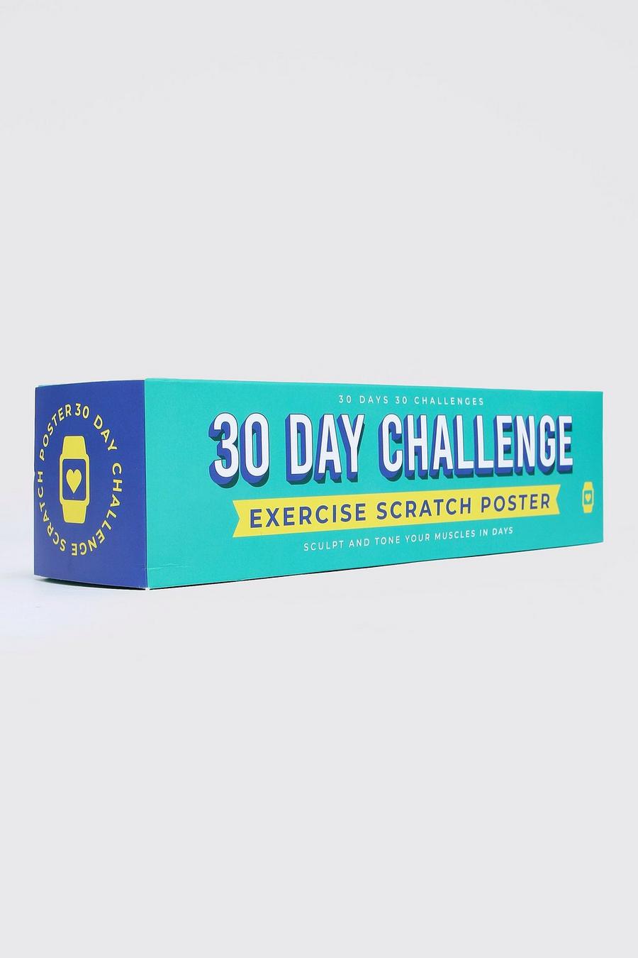 30 Tage Challenge Poster Fitness Detox, Green image number 1