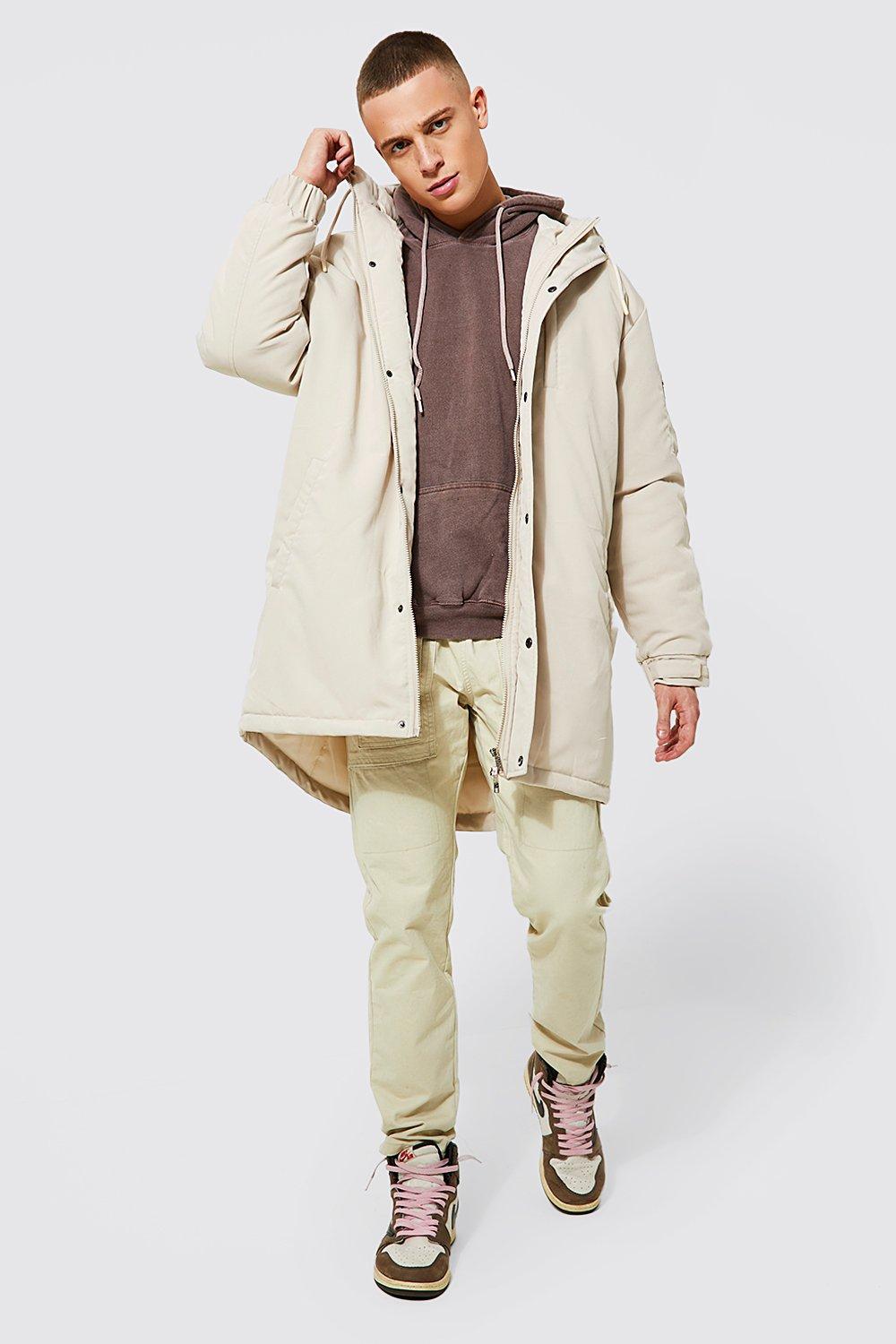 Boohoo on sale mens parka