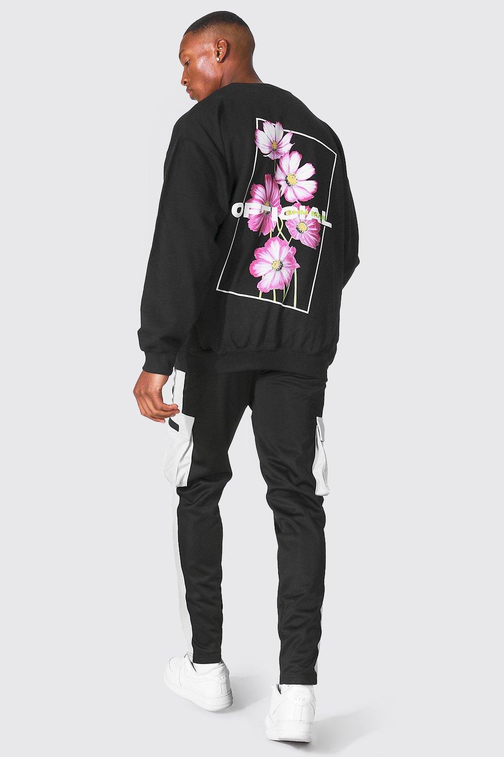 Off white flower on sale sweatshirt