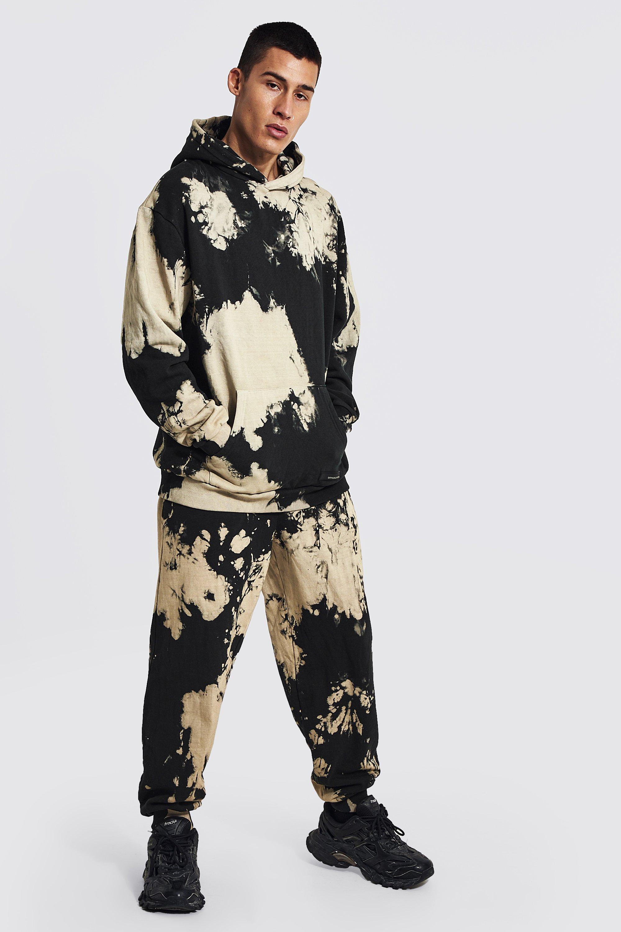 Oversized Fit Official Man Tie Dye Jogger boohoo