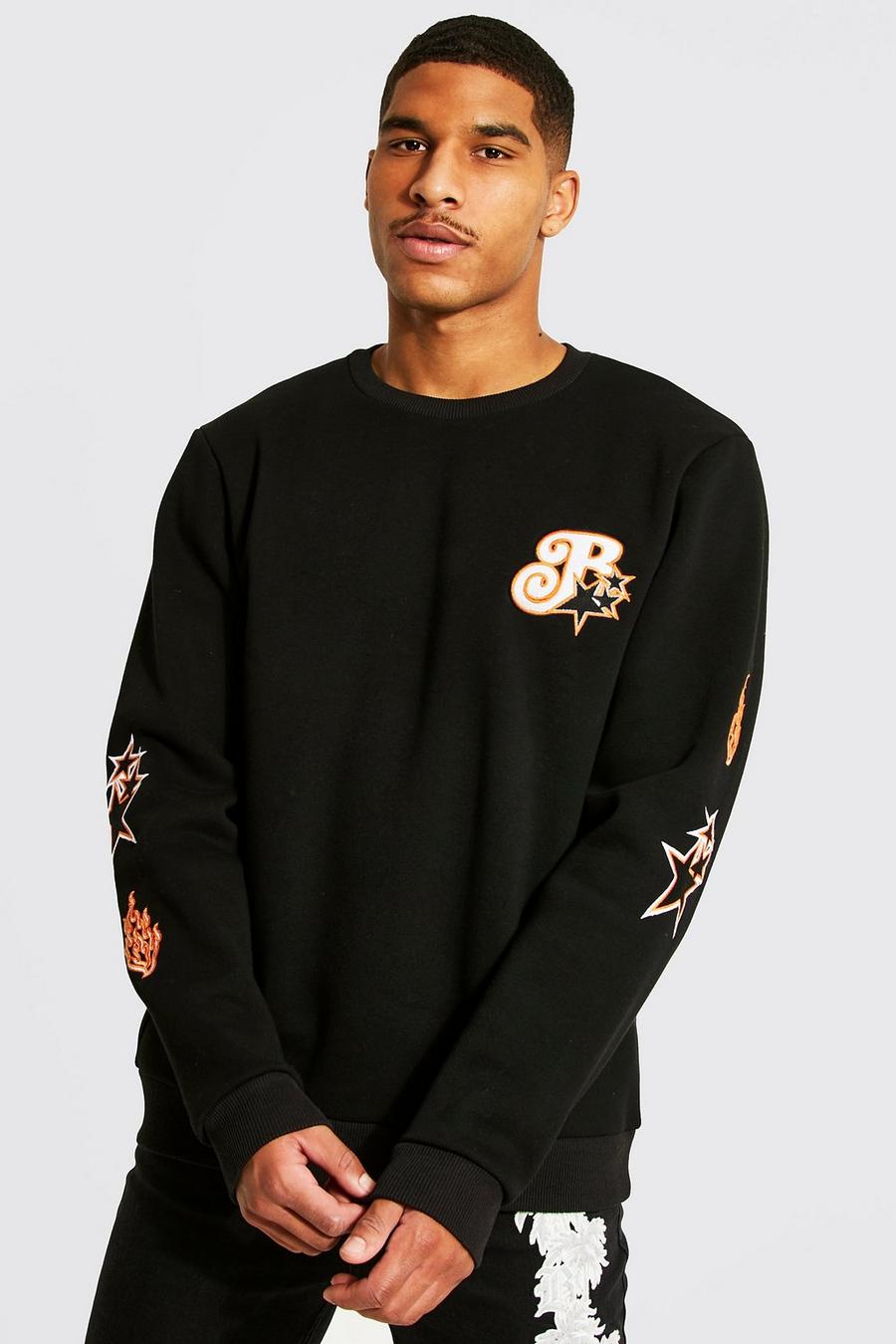 Black Tall - Oversize sweatshirt image number 1
