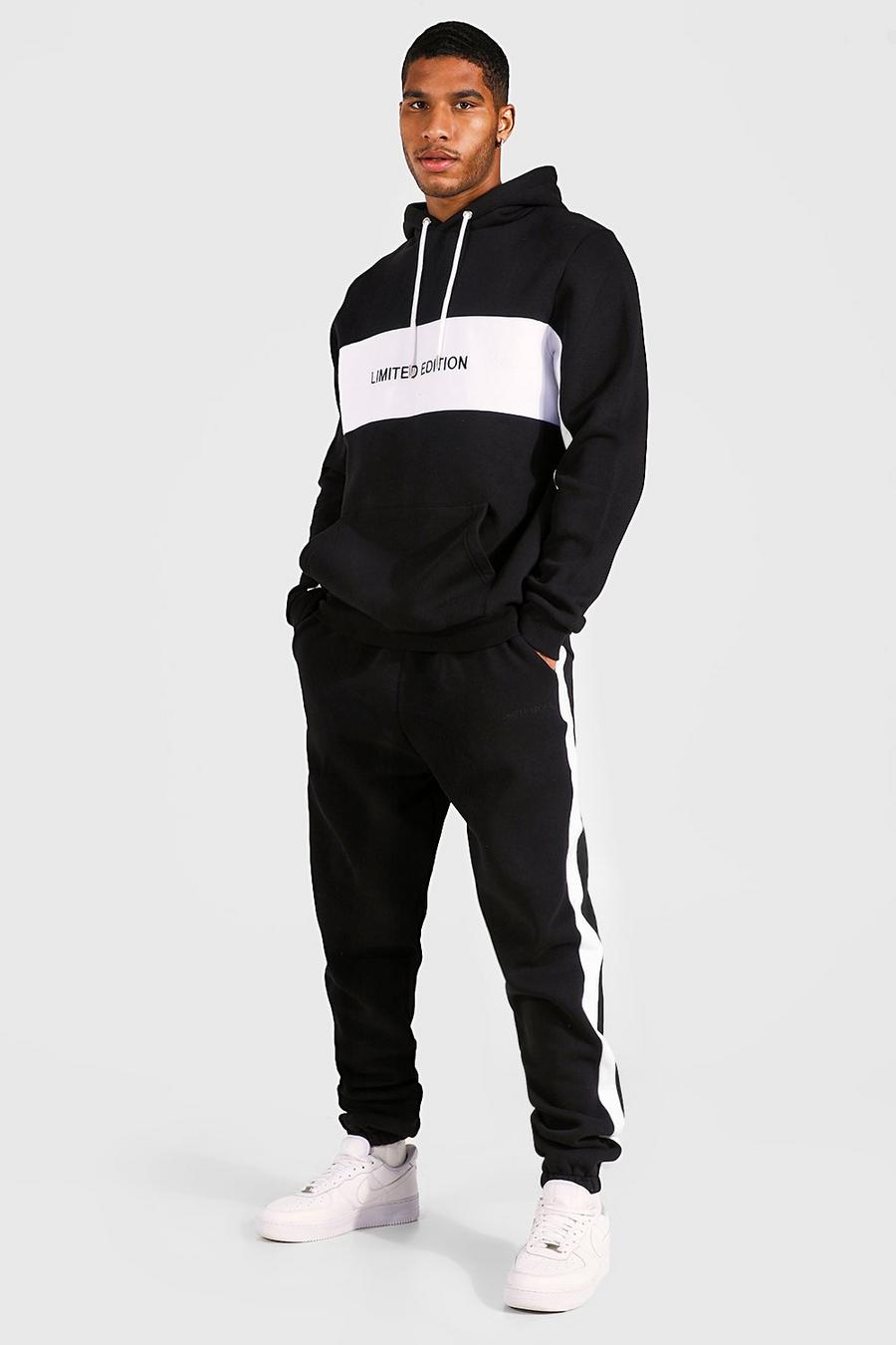 Tall Limited Edition Colour Block Hooded Tracksuit | boohoo