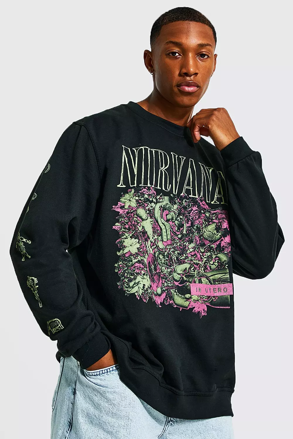 Sweatshirt nirvana cheap