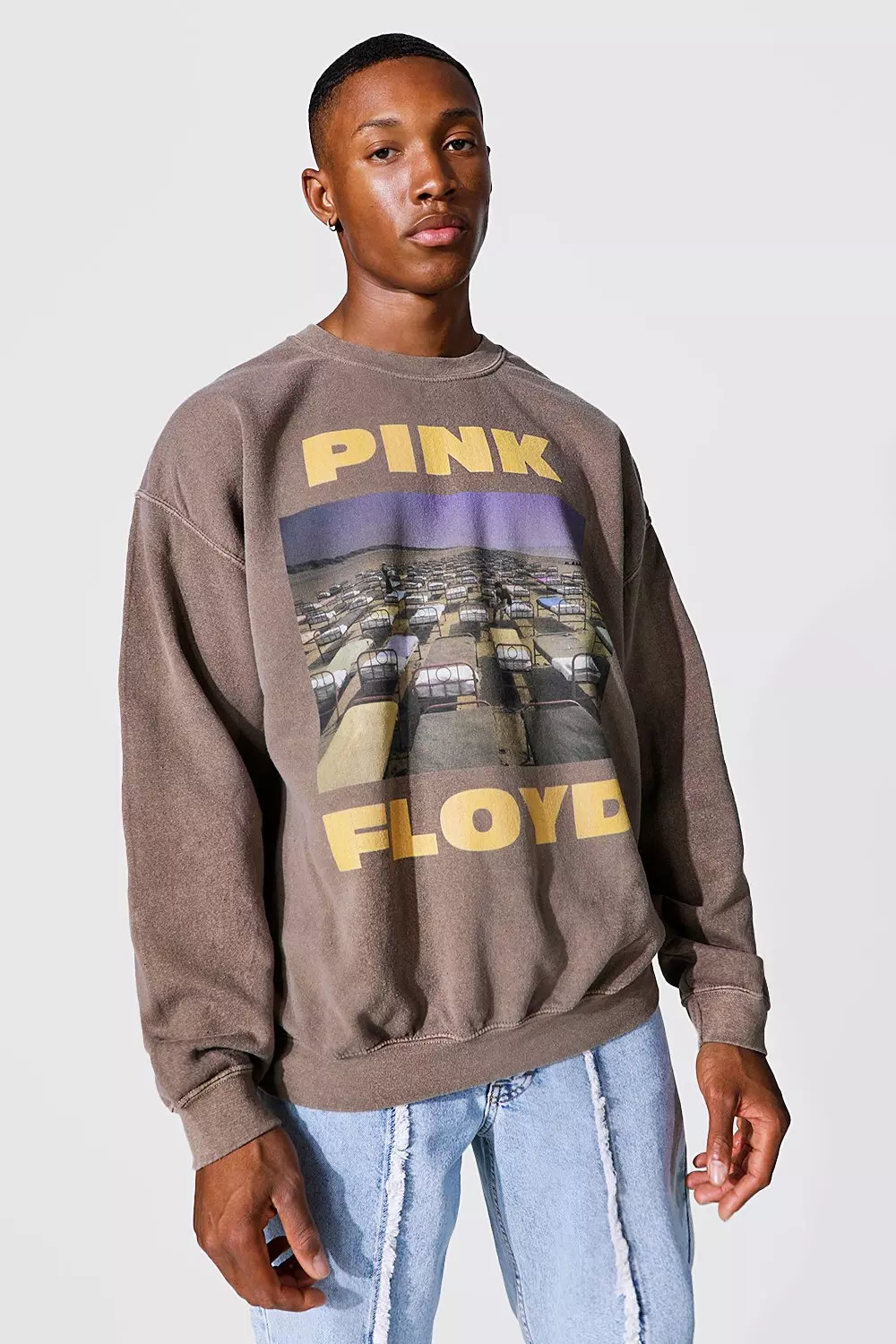 Pink floyd sweatshirt pull and bear hotsell
